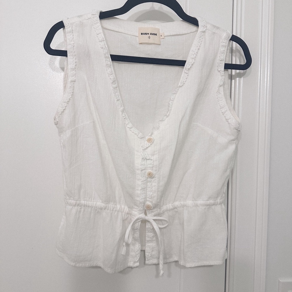 Rudy Jude June Vest in Salt, Size Small